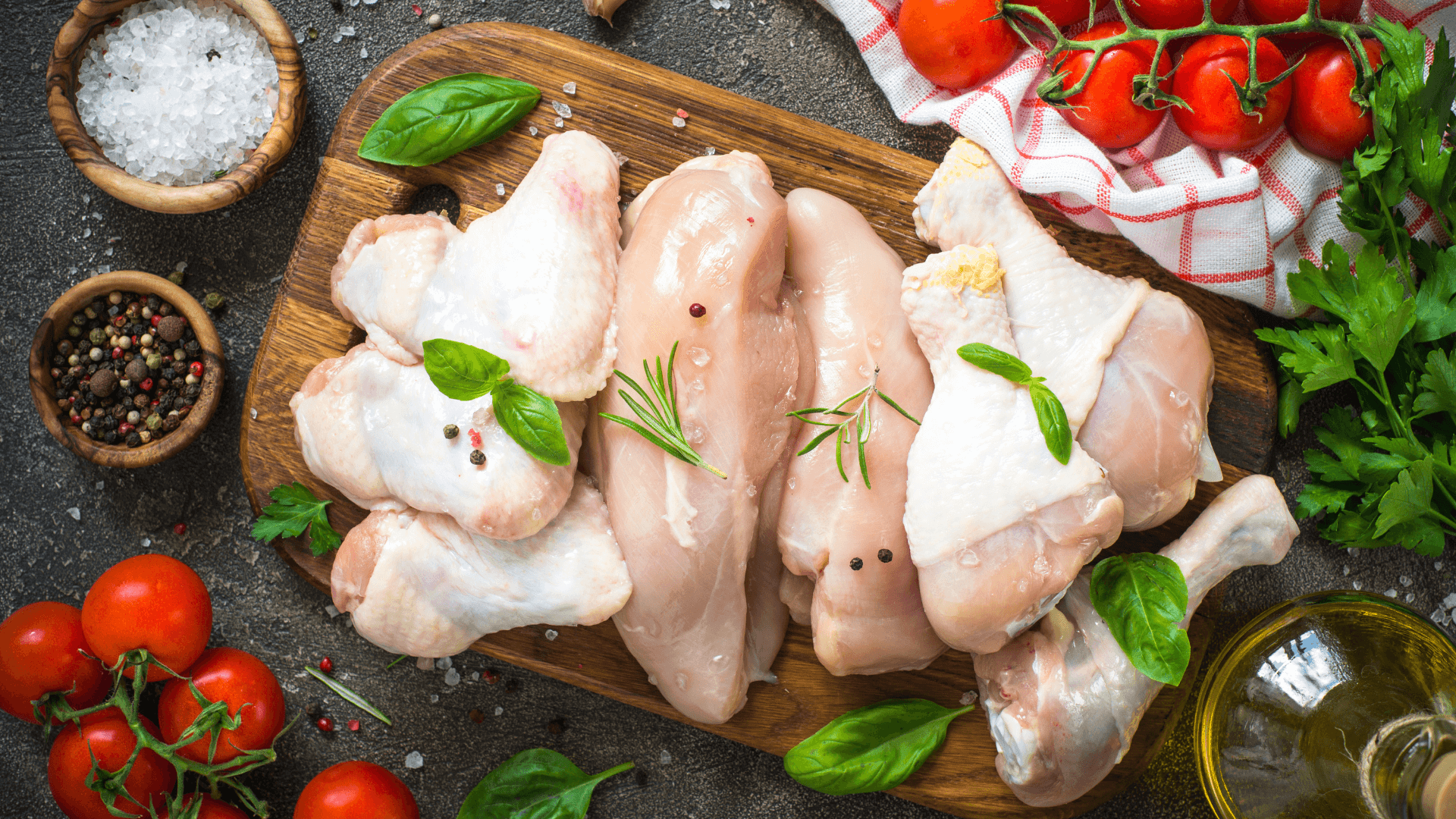 2 (20) Easy chicken meals with fresh herbs and tomatoes – healthy high-protein chicken recipe