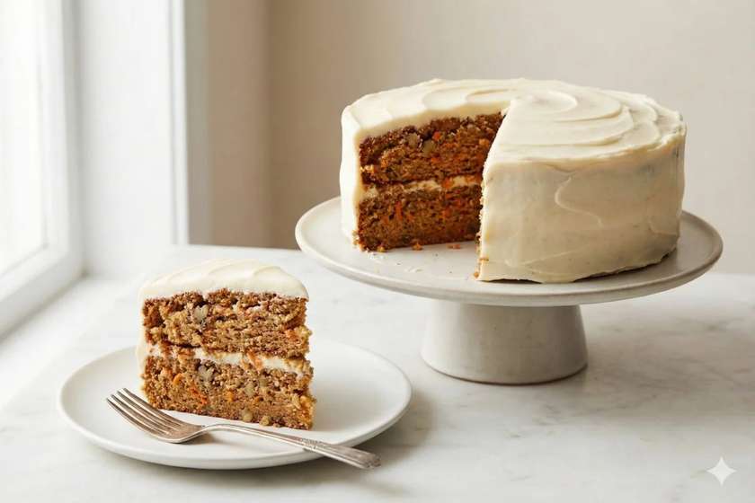 gluten free vegan carrot cake recipe dairy free plant based dessert