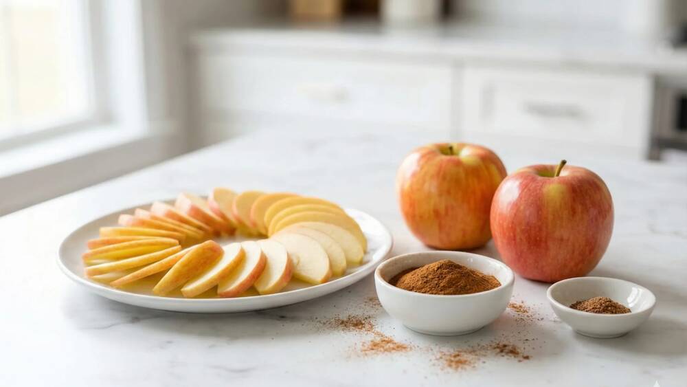 apple chips ingredients fresh apples cinnamon nutmeg for baking