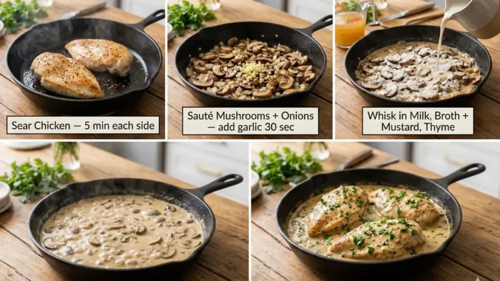 Alt Text:
spicy honey garlic chicken with sticky glaze sesame seeds sliced green onions lime wedge on white plate asian inspired easy chicken meal