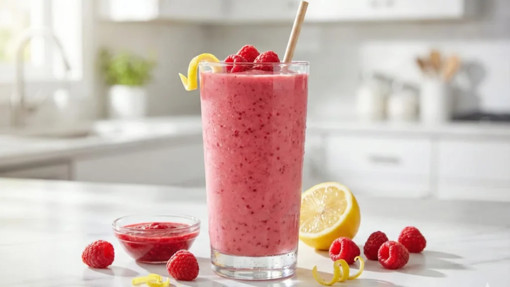 raspberry lemon breakfast smoothie for weight loss citrus protein recipe