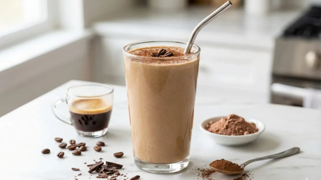 coffee protein breakfast smoothie for weight loss espresso banana high protein