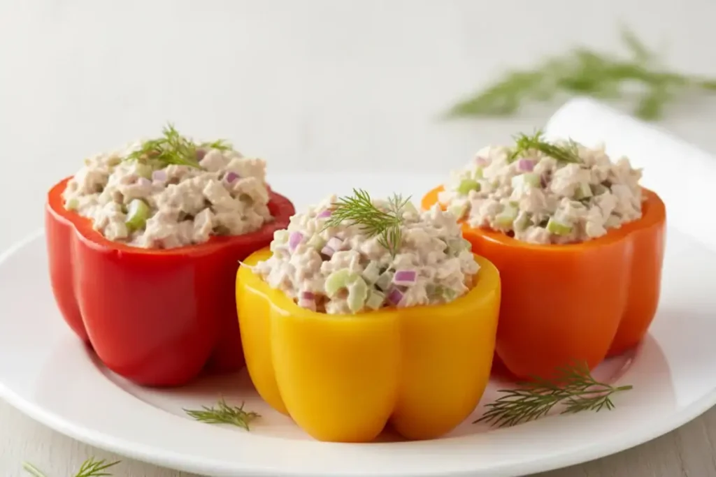 tuna stuffed bell peppers low calorie