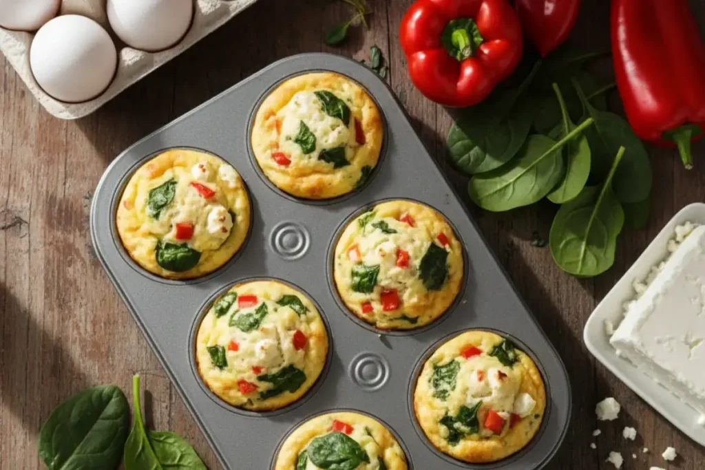 egg white vegetable muffins for weight loss
