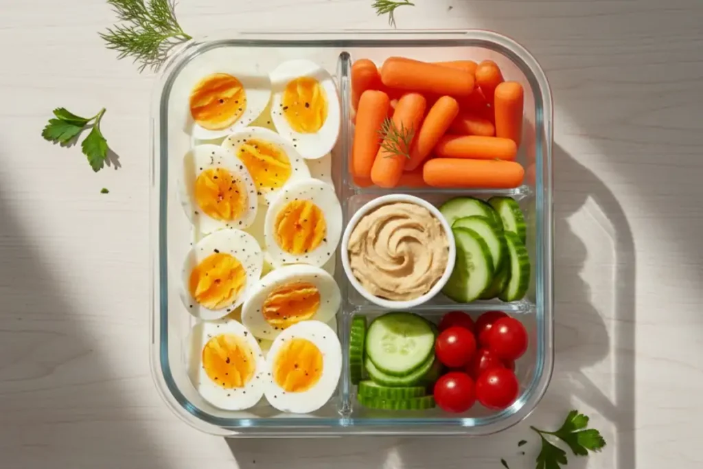 hard boiled eggs healthy snack