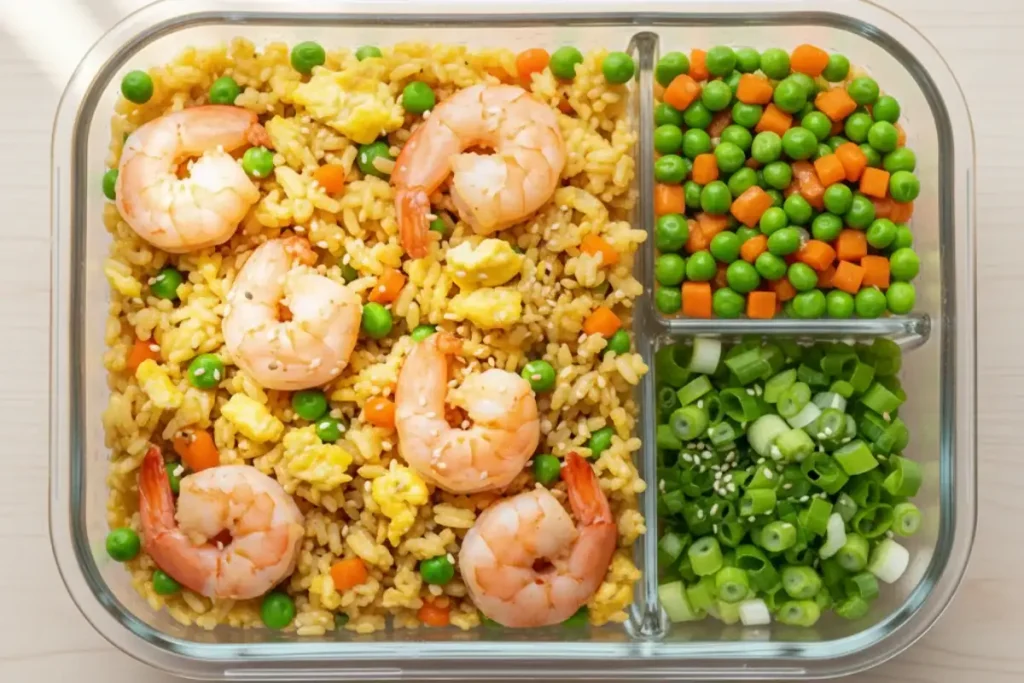 shrimp cauliflower fried rice low carb