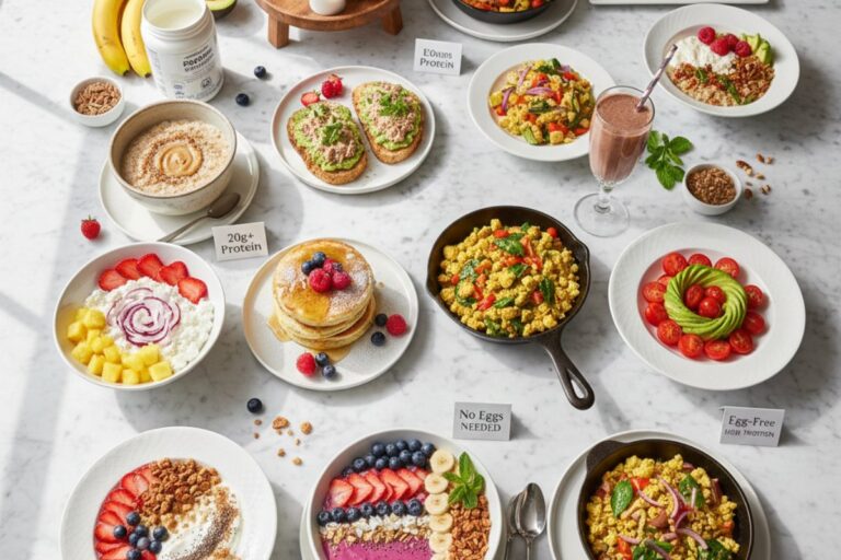 High protein breakfast no eggs