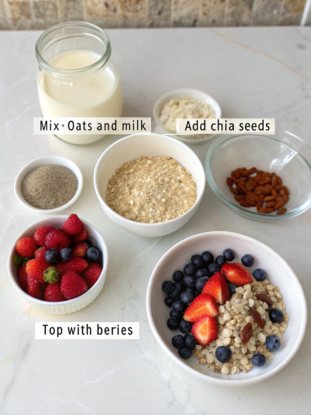 overnight oats for weight loss preparing steps
