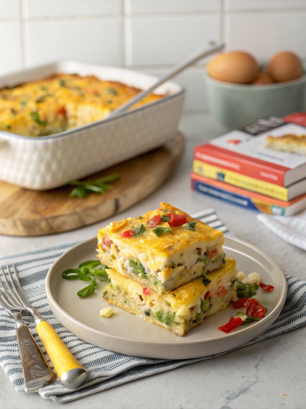 make ahead breakfast recipes make ahead breakfast casserole with eggs, veggies, and cheese – healthy easy meal prep for work and travel