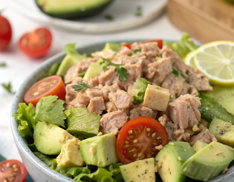 Tuna Avocado Salad Recipe (Quick, Healthy & Protein-Packed!)