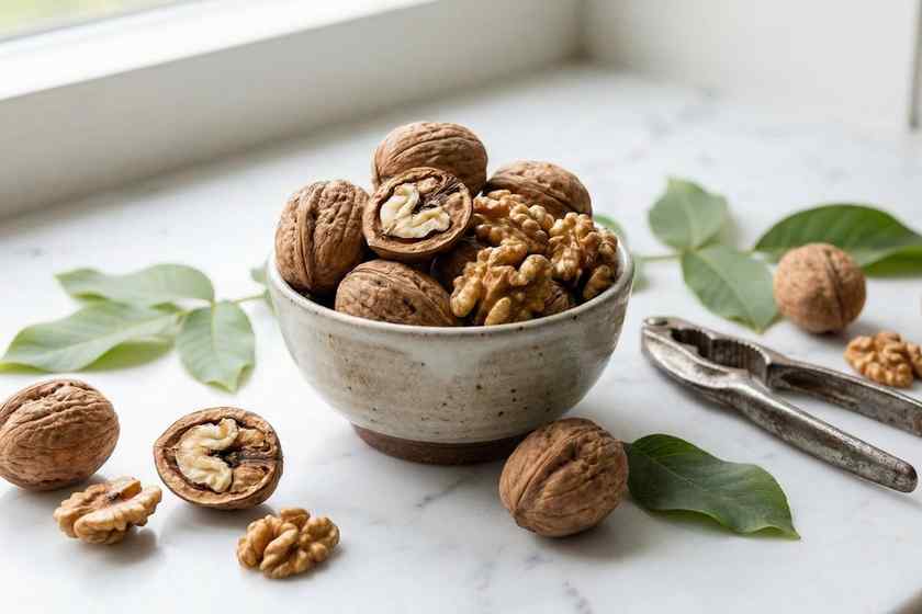 Fresh walnuts hormone balancing foods omega 3 fatty acids for estrogen metabolism and mood