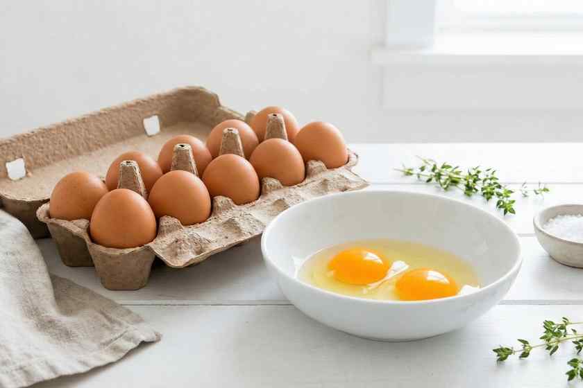 Pastured eggs with orange yolks hormone balancing foods protein cholesterol for all hormones
