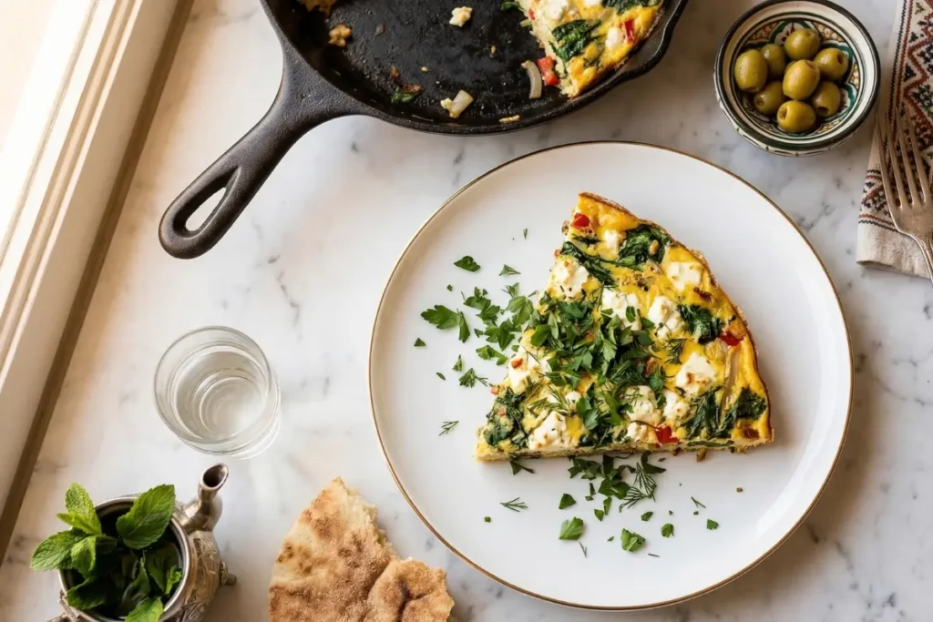 spinach egg frittata healthy meal prep recipe